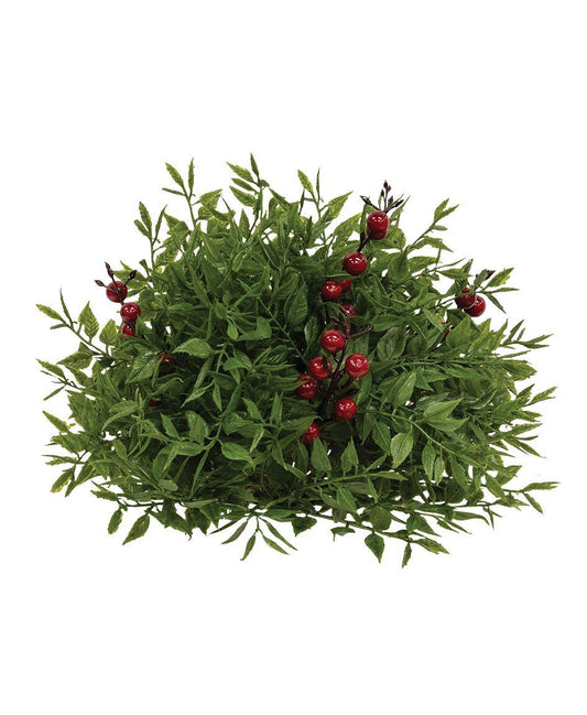 Col House Designs - Lady Ruscus & Berries 8.5" Half Sphere