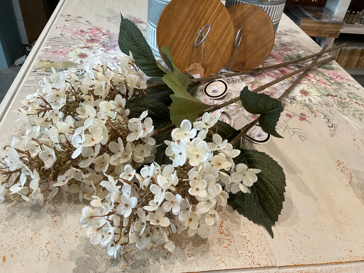 Ragon House - 32.5” White Lilac Stem