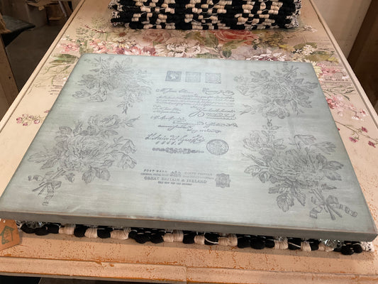 Timber & Grace - Roses & Letters Decorative Wooden Riser