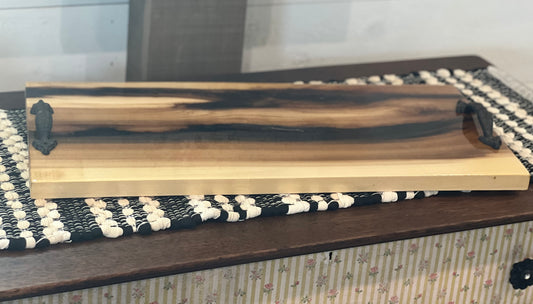 Timber & Grace - Epoxy Coated Rustic Tray