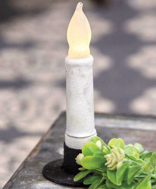 Col House Designs - 4” White Textured Timer Taper