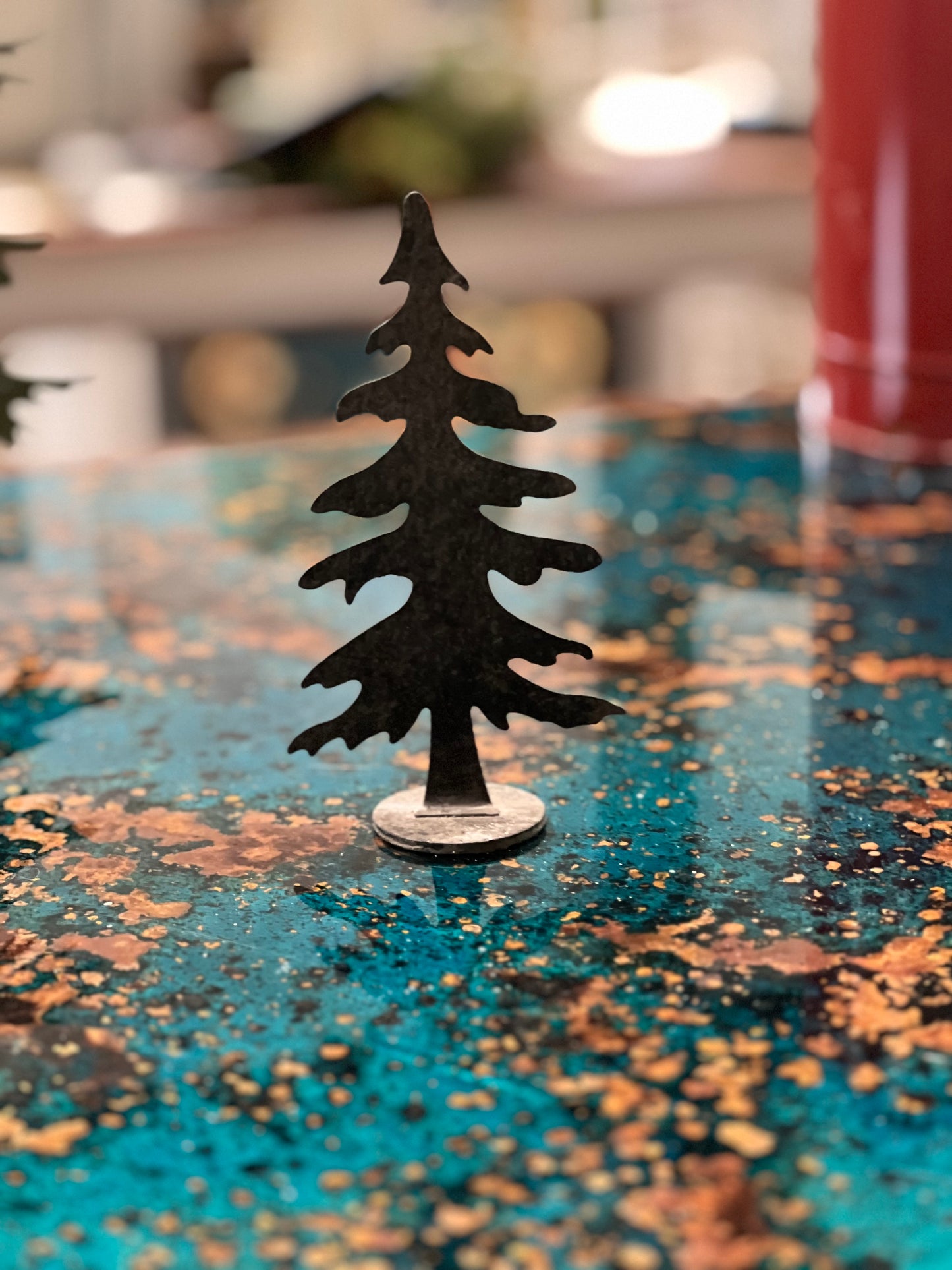 Ragon House - 5” Vintage Black Metal Pine