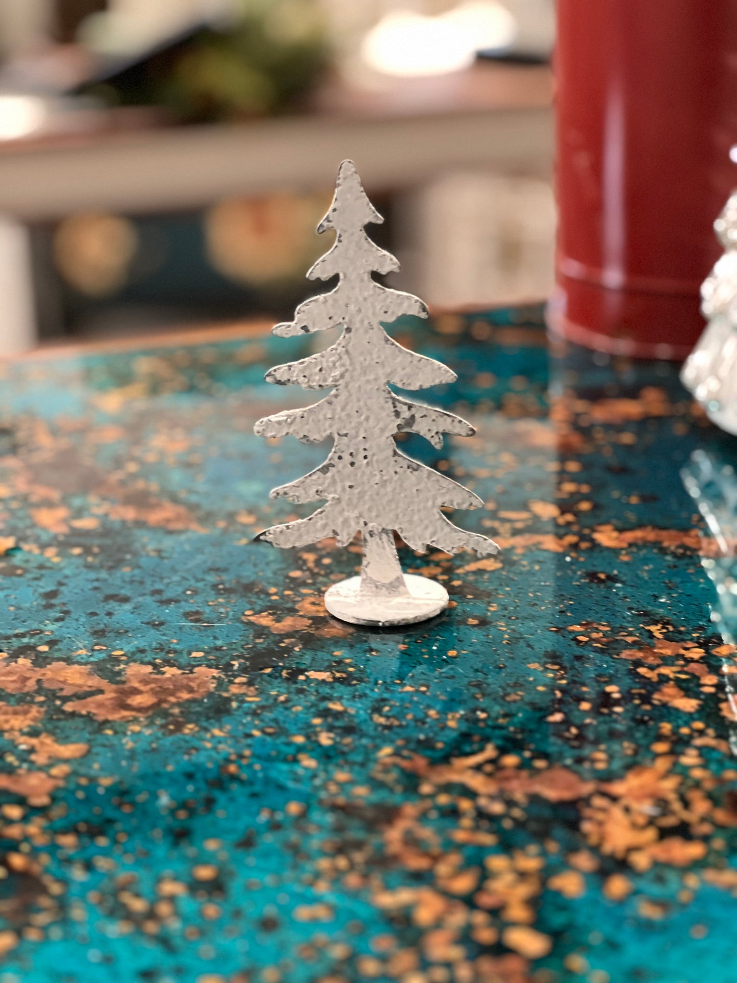 Ragon House - 5” Vintage White Metal Pine