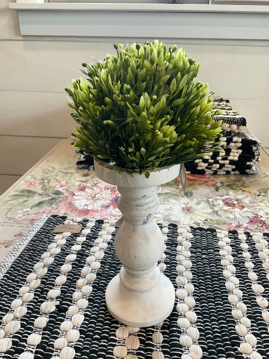 Ragon House - 6” Two Tone Green Cickweed Half Sphere