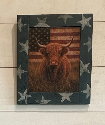 Timber & Grace - American Patriot - Handcrafted Framed Art