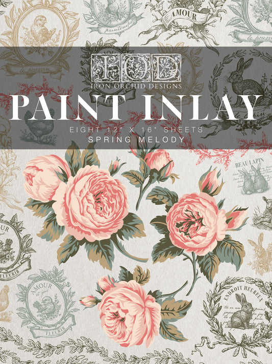IOD Paint Inlay - Spring Melody