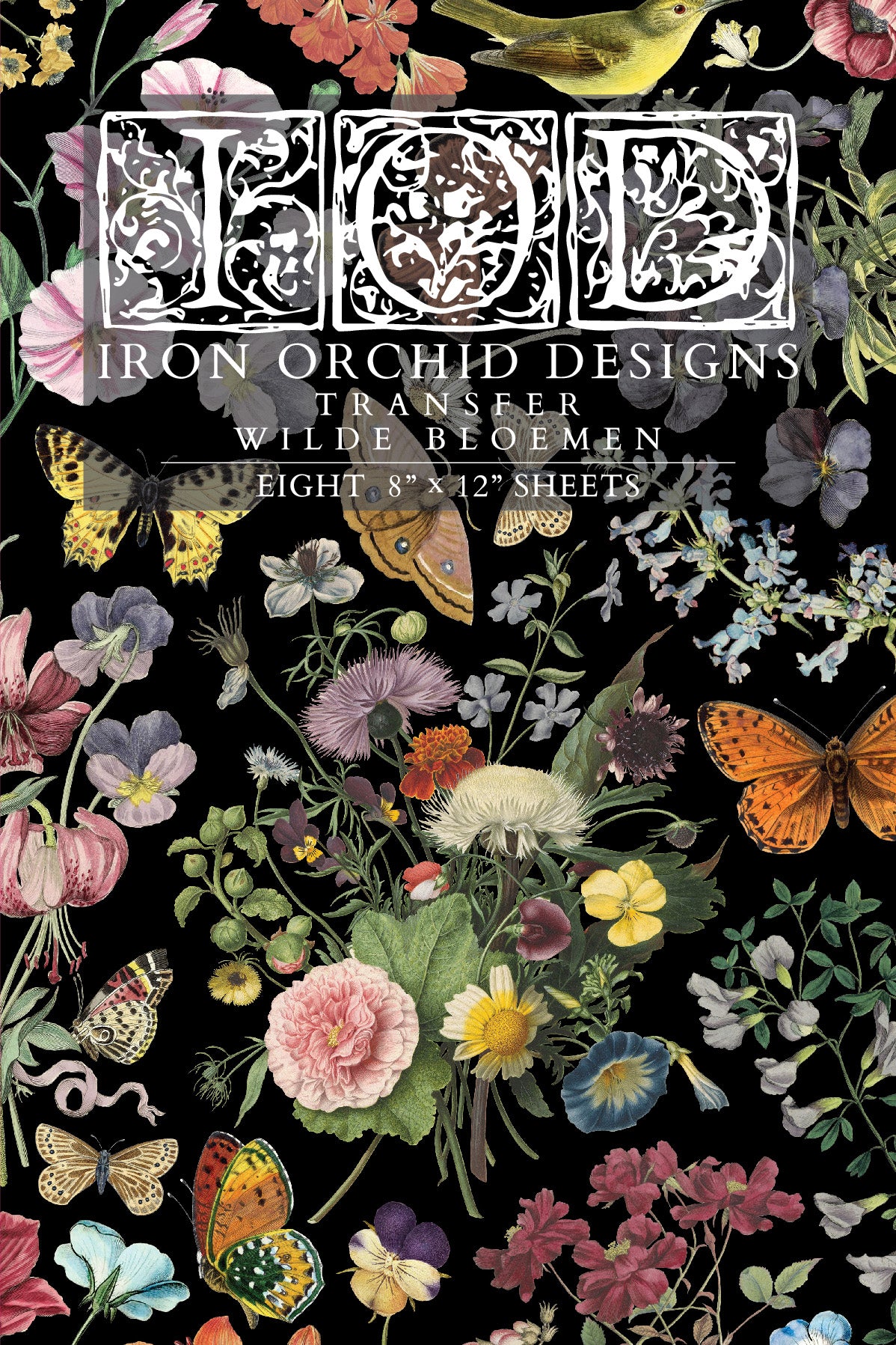 IOD Transfer - Wild Bloemen