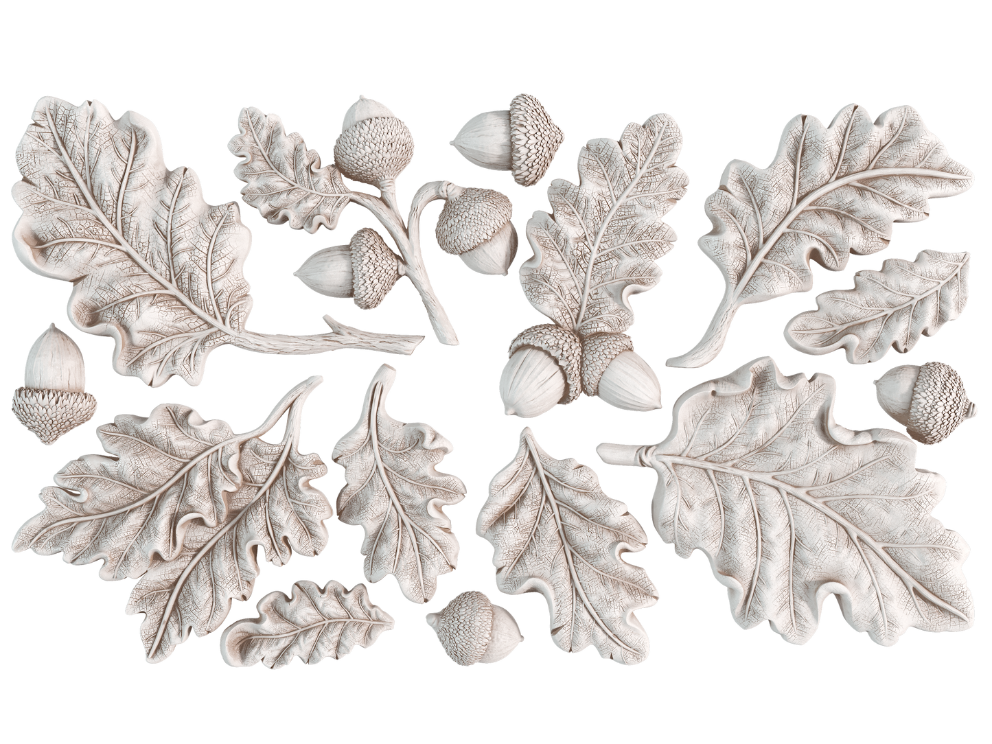 IOD Mould - Oak Leaves & Acorns