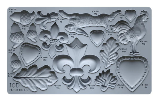 IOD Mould - Fleur de Lis
