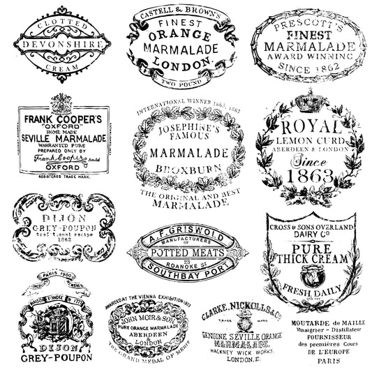 IOD Decor Stamp - Crockery