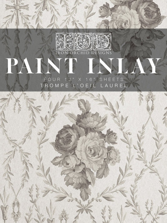 IOD Paint Inlay - Trompe L’oeil Laurel