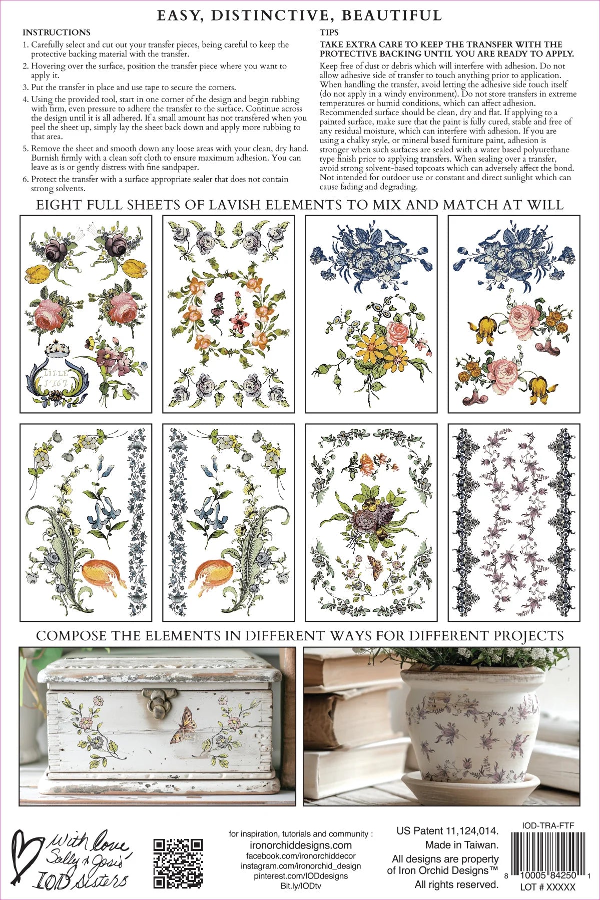 IOD Transfer - Fairytale Florals