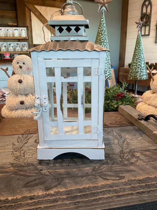 Park Designs - Small White Lantern