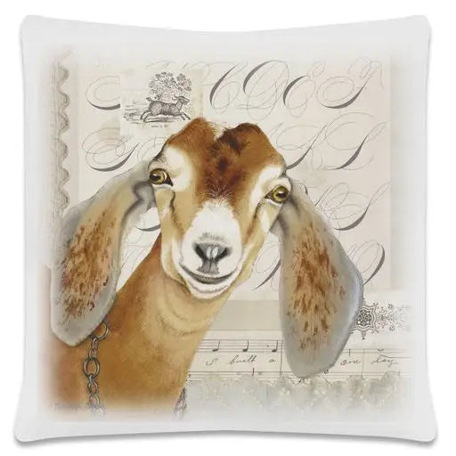 Heritage Lace - Farmhouse Country Life Goat Pillow