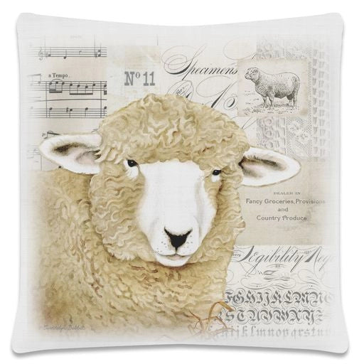 Heritage Lace - Farmhouse Country Life Sheep Pillow