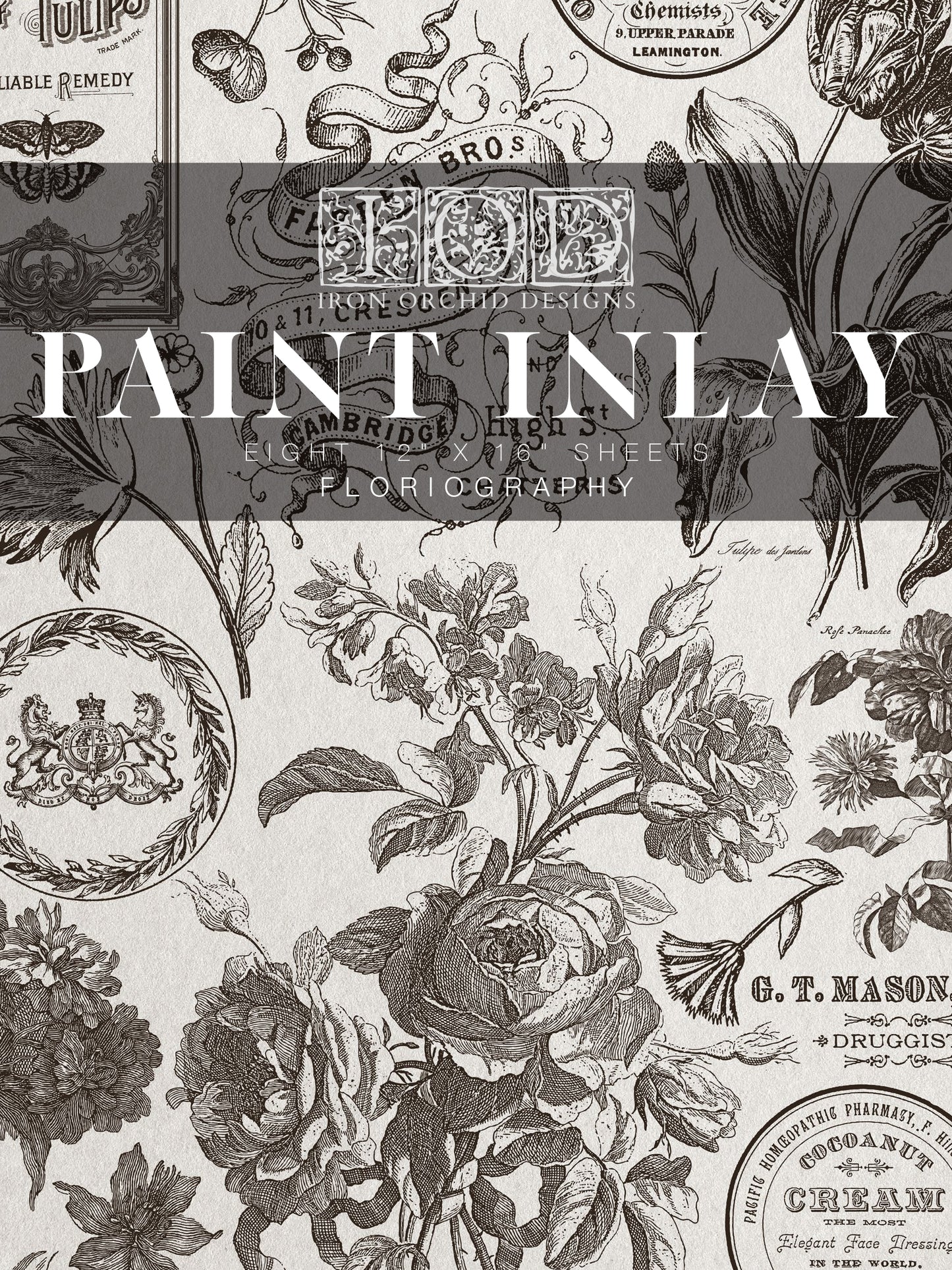 IOD Paint Inlay - Floriography