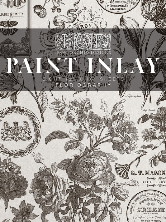 IOD Paint Inlay - Floriography