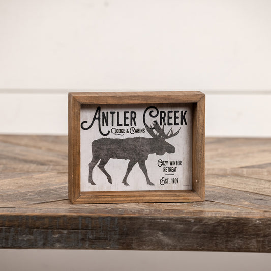 Ragon House - Antler Creek Tabletop Sign