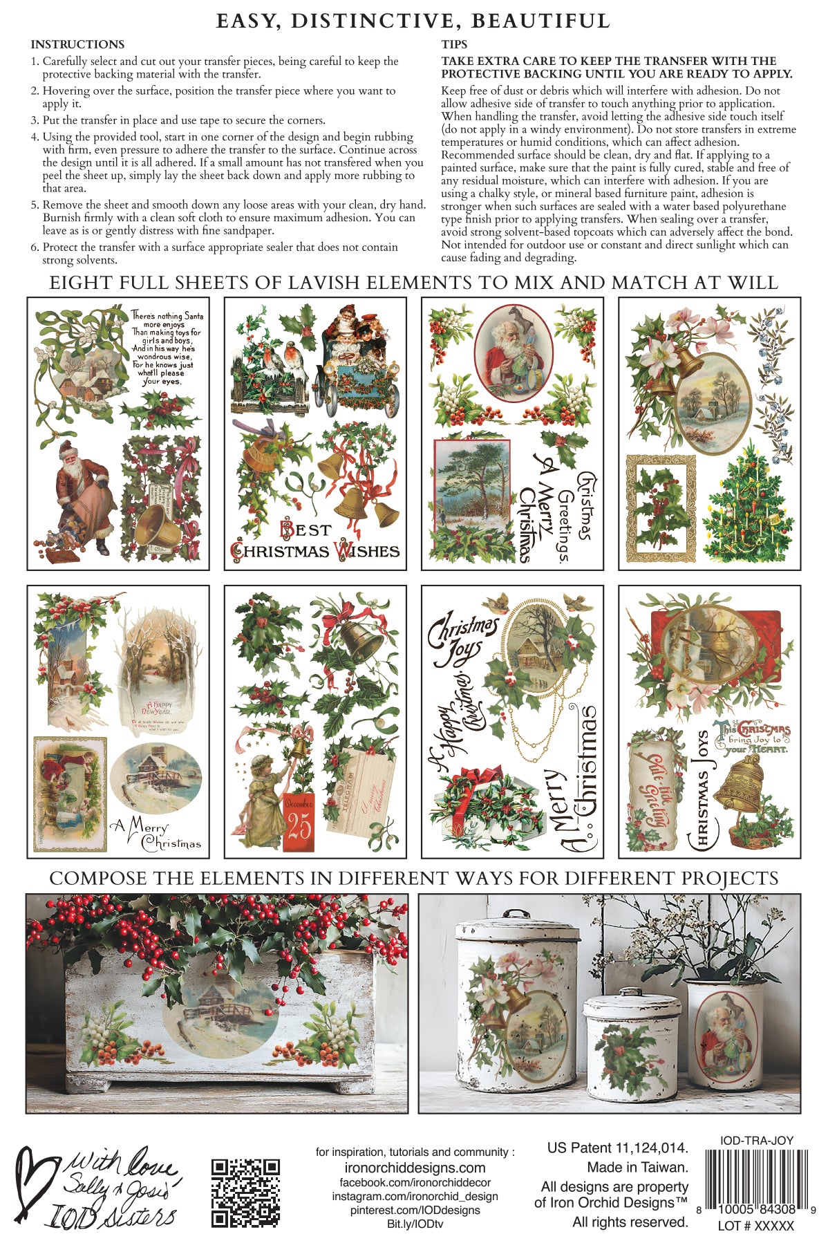 IOD Transfer - Christmas Joy