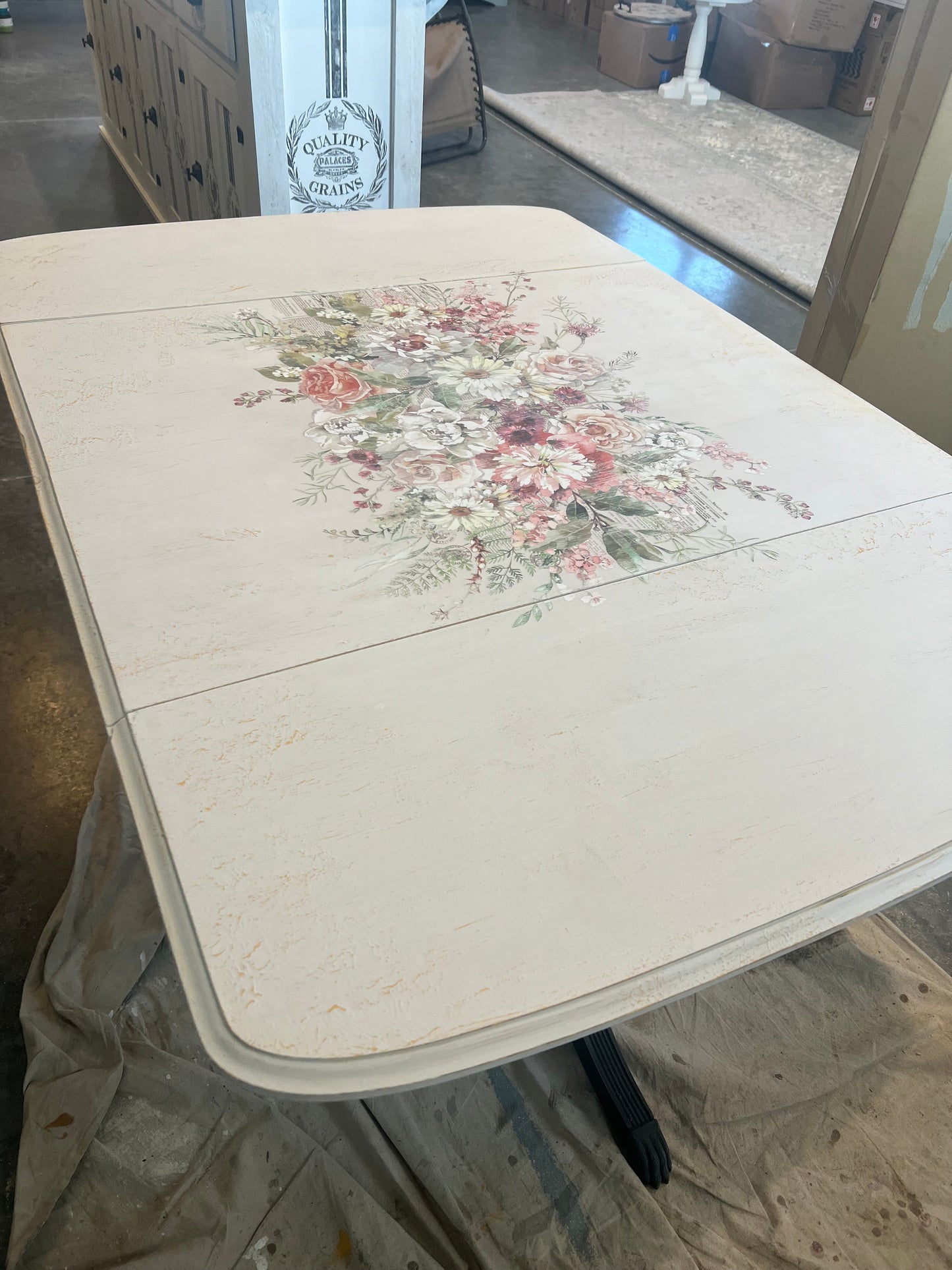 Timber & Grace - Floral Dining Table