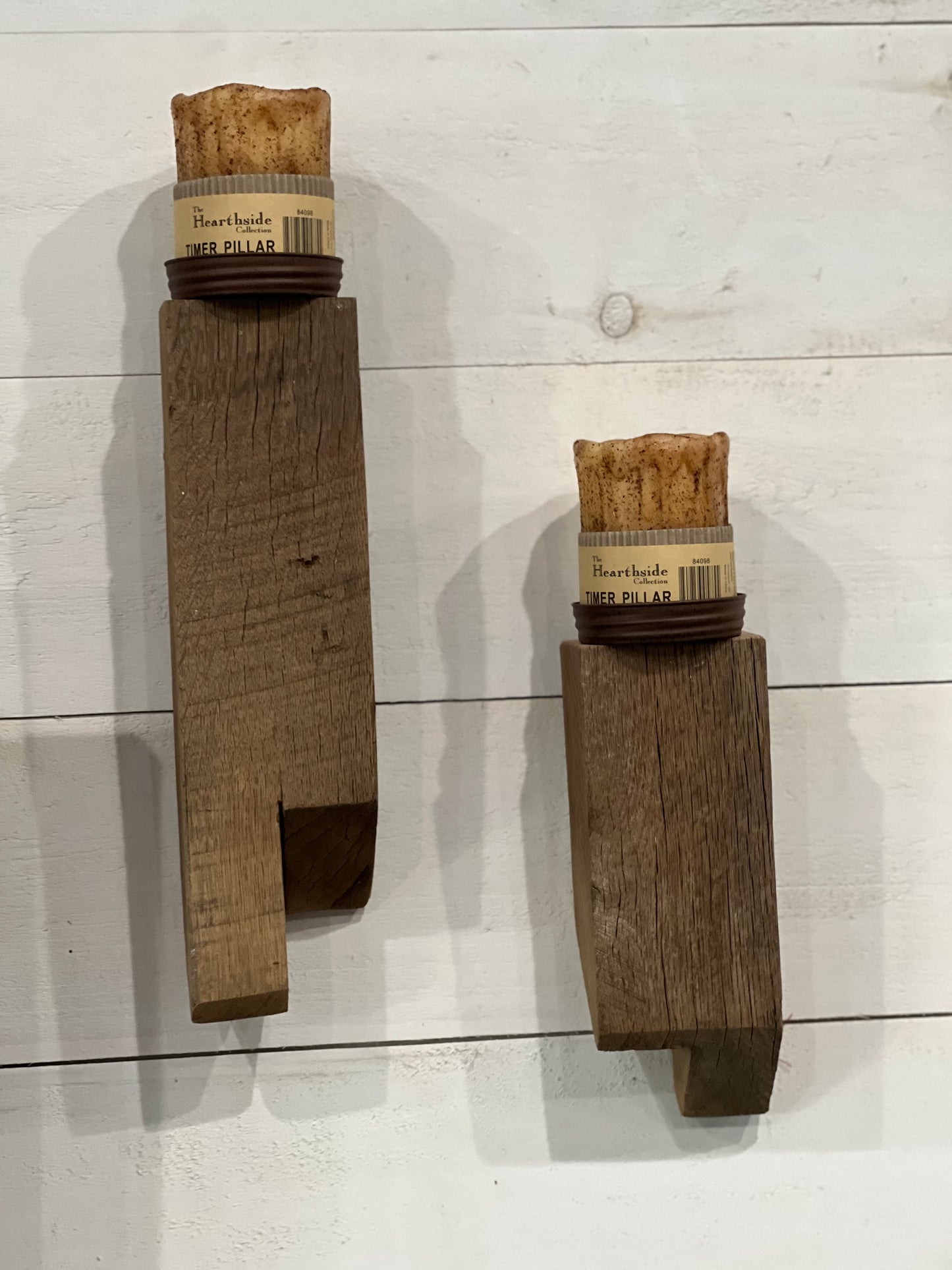 Timber & Grace Home - Rustic Barn wood Sconce Pair