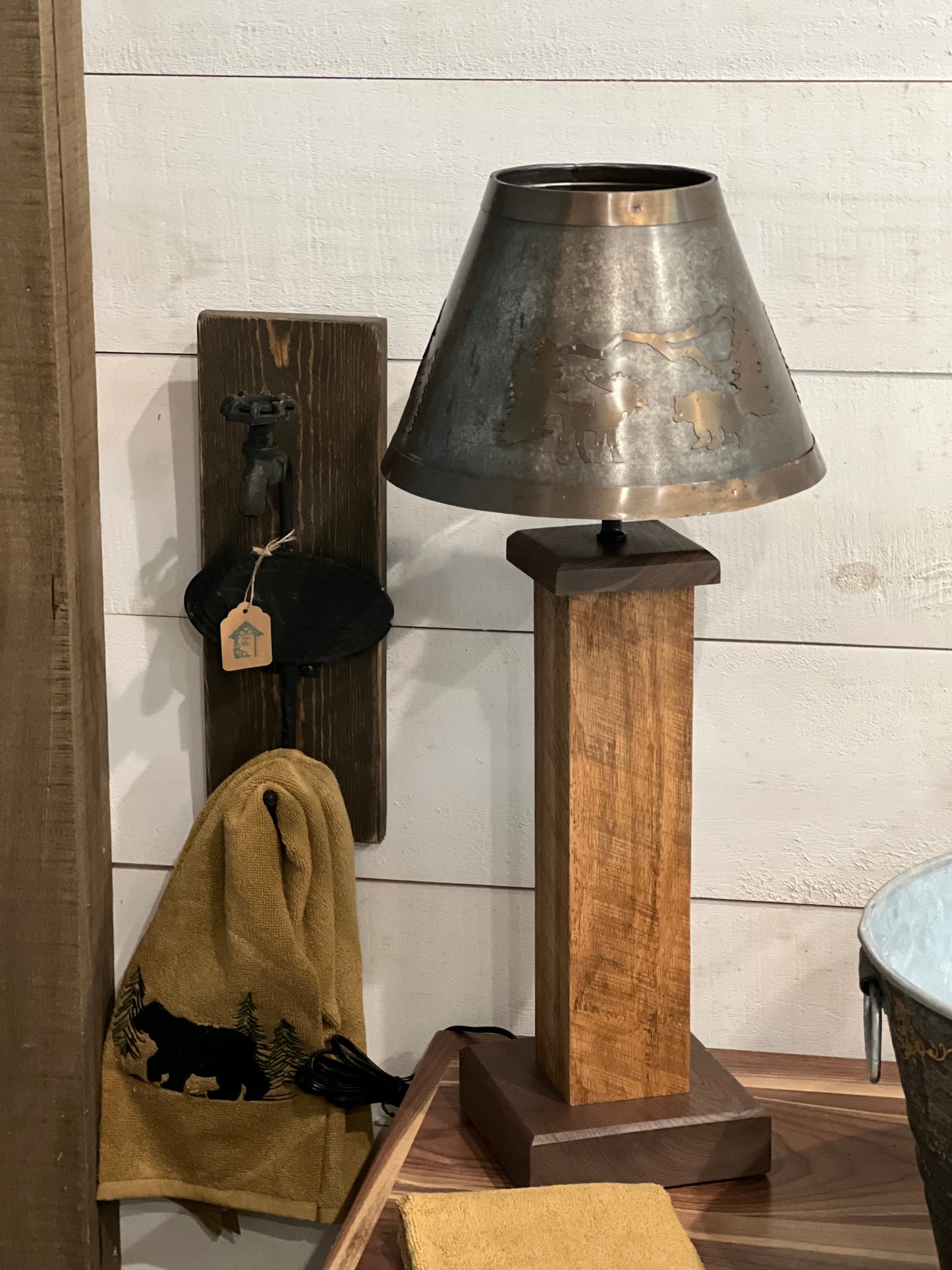 Timber & Grace - Rustic Wildlife Lamp