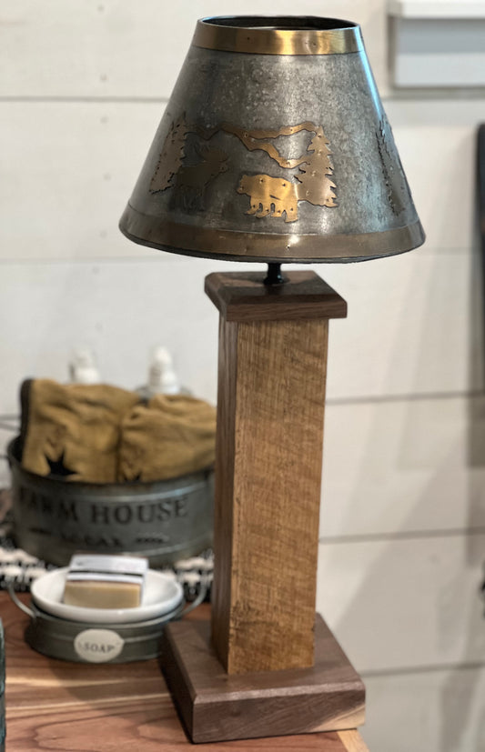 Timber & Grace - Rustic Wildlife Lamp