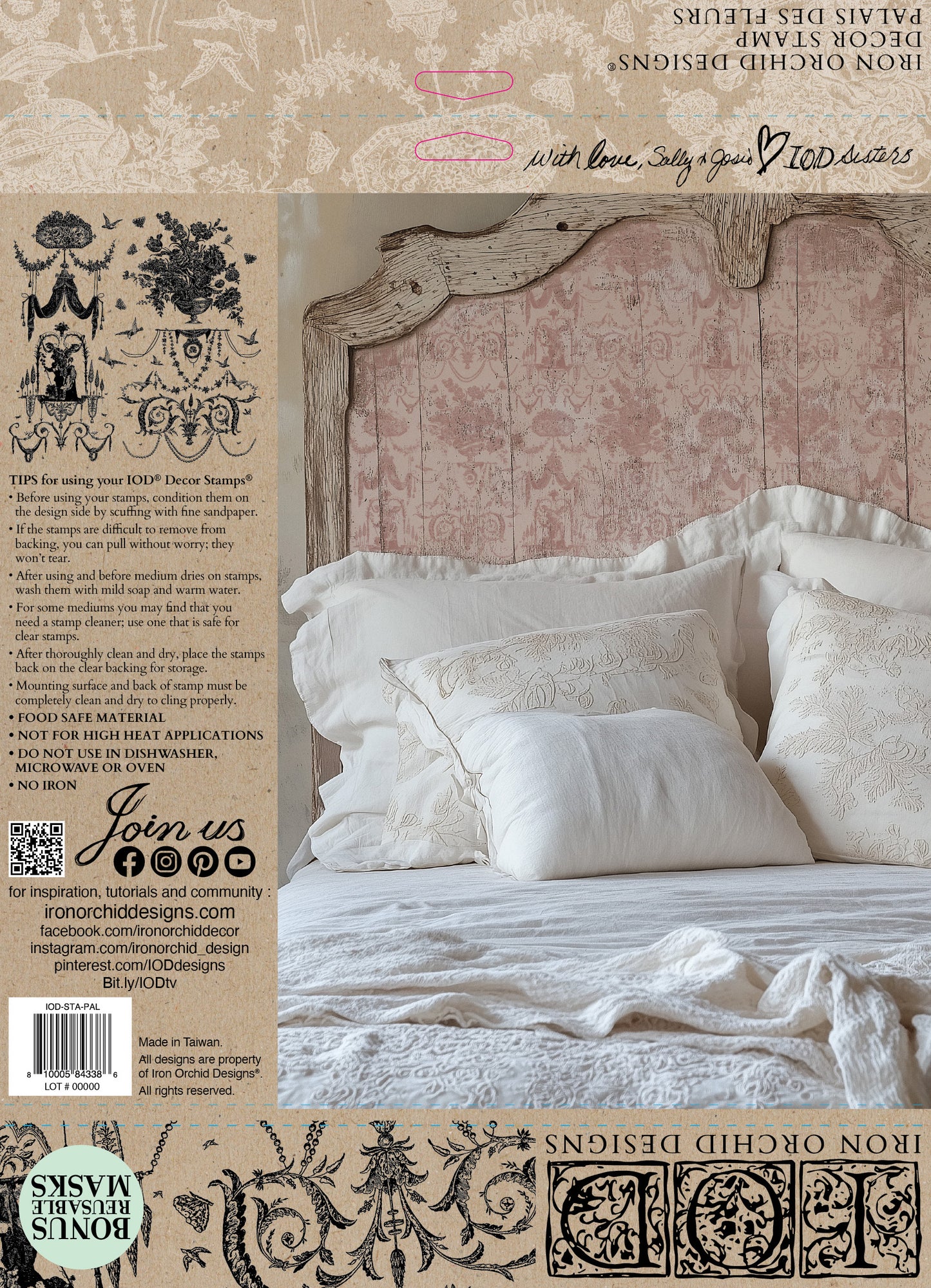 IOD Decor Stamp - Palais Des Fleurs