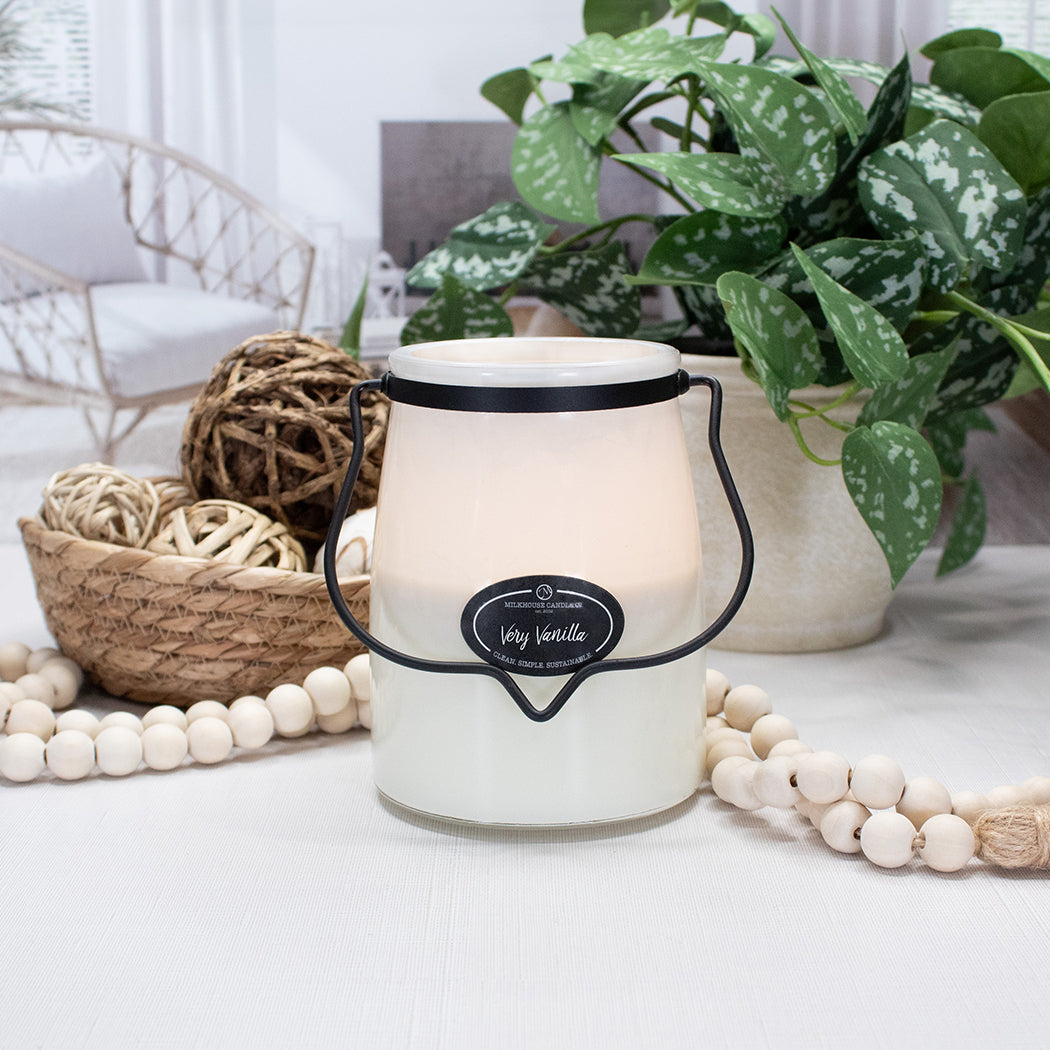 Milkhouse Candle Company - Creamery Collection Butter Jar - Very Vanilla