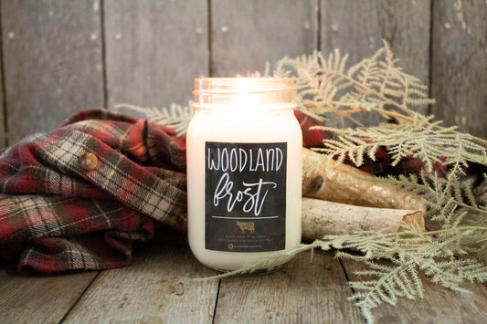 Milkhouse Candle Company - Farmhouse Mason Jar - Woodland Frost