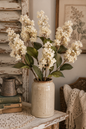 Ragon House - 32.5” White Lilac Stem