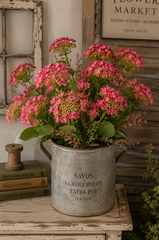 Ragon House - 20” Pink Wild Hydrangea Bush