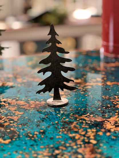 Ragon House - 5” Vintage Black Metal Pine