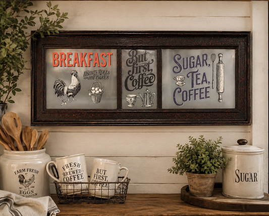 Timber & Grace - Coffee & Breakfast Wall Art