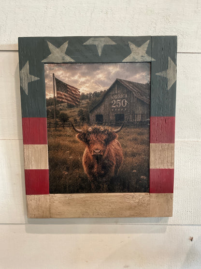 Timber & Grace - Miss Liberty - Handcrafted Framed Art