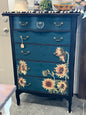 Timber & Grace - Antique Vintage Sunflower Dresser