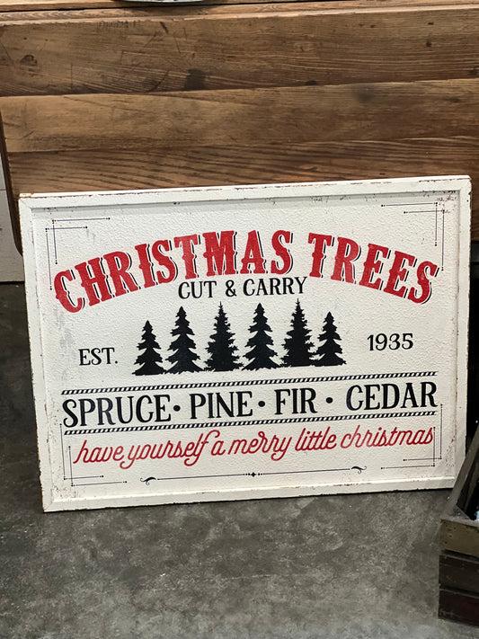 Ragon House- Christmas Trees Sign