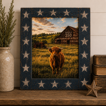 Timber & Grace - American Dream- Handcrafted Framed Art