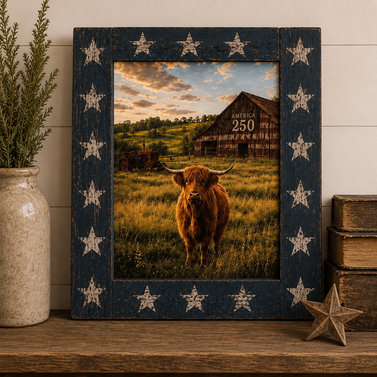 Timber & Grace - American Dream- Handcrafted Framed Art