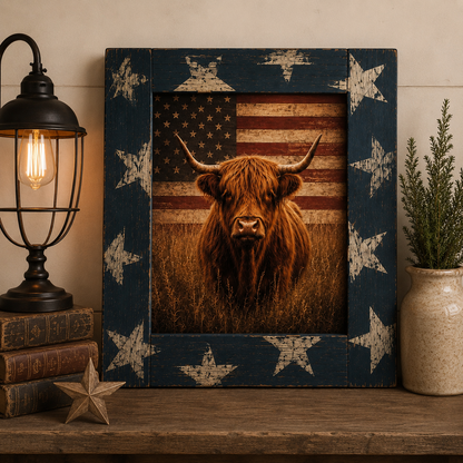Timber & Grace - American Patriot - Handcrafted Framed Art