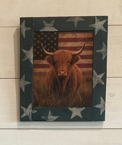 Timber & Grace - American Patriot - Handcrafted Framed Art
