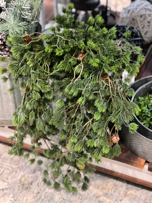 Ragon House - 32” Cluster Pine Hanging Bush