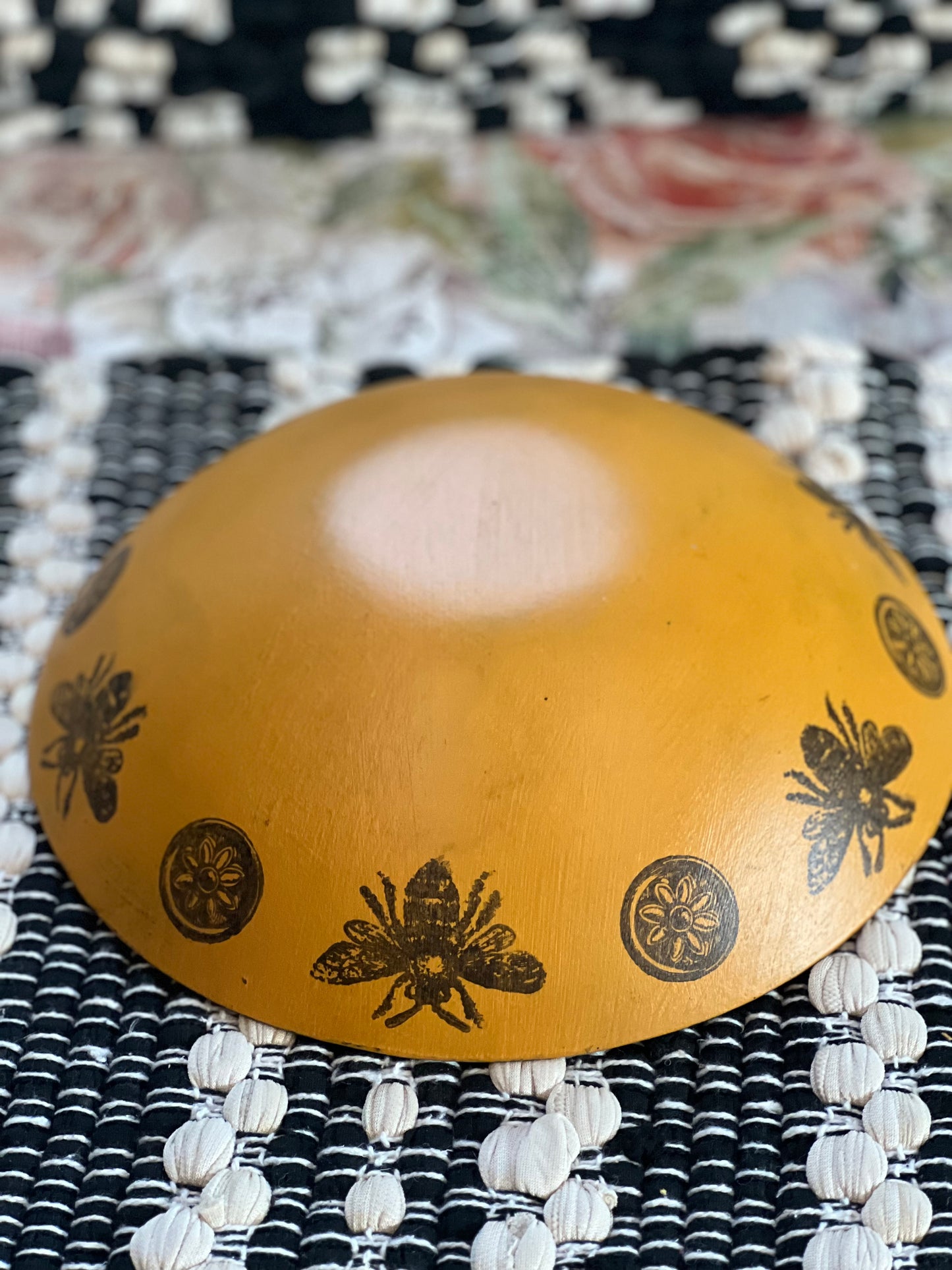 Timber & Grace - Sunflower & Bees Decorative Bowl
