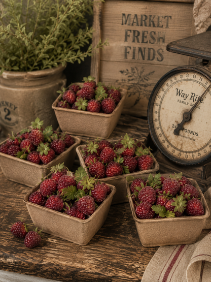 Ragon House - Carton of Raspberries