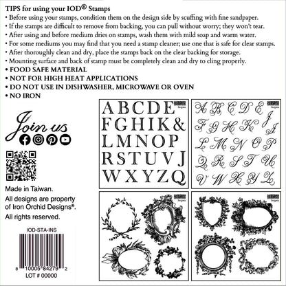 IOD Decor Stamp - Insignia