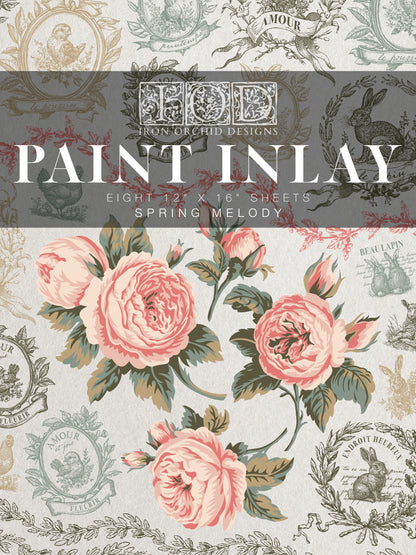 IOD Paint Inlay - Spring Melody