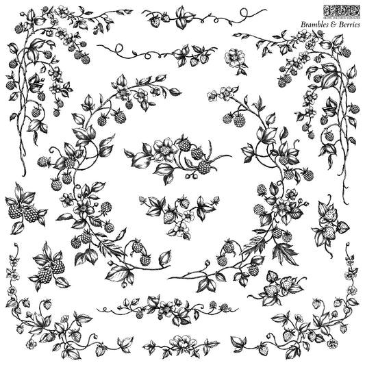 IOD - Decor Stamp Brambles & Berries