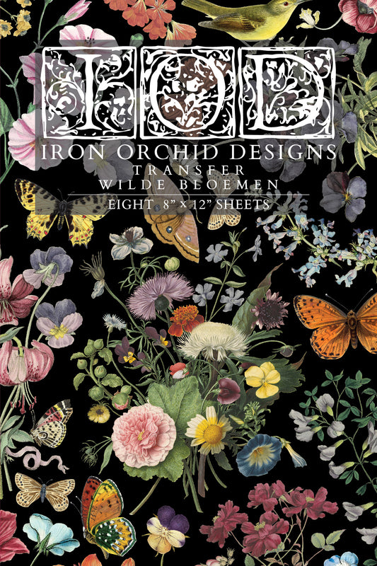 IOD Transfer - Wild Bloemen
