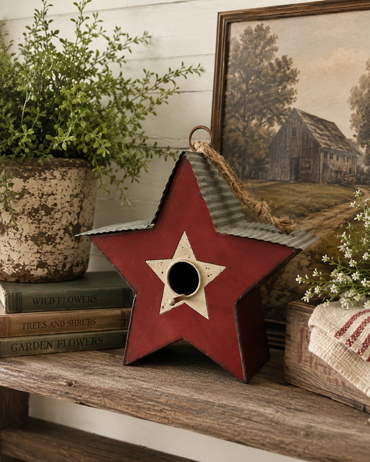 Ragon House - Red Star Birdhouse