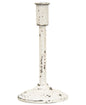 Col House Designs - 9” Distressed White Candle Holder